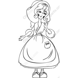 Vintage Fairy-Tale Girl