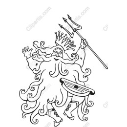Celebratory Ocean Deity