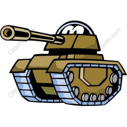 Playful Cartoon Tank