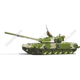 Modern Camouflage Tank
