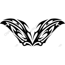 Black Butterfly Tribal