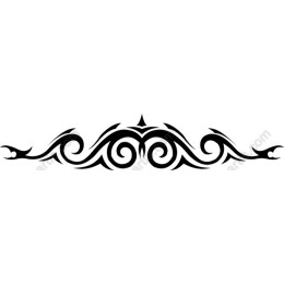Elegant Tribal Scroll Divider