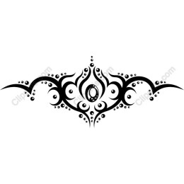 Elegant Black Decorative