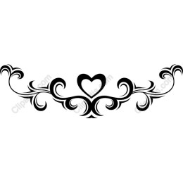 Heart Motif Flourish