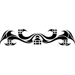 Elegant Black and White Decorative
