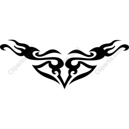 Tribal Flame Heart