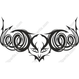 Intricate Tribal Owl