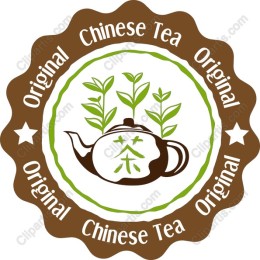 Original Chinese Tea Badge