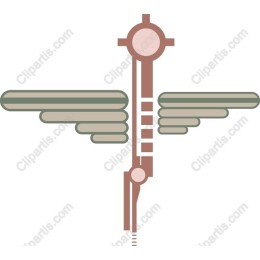 Caduceus with Wings
