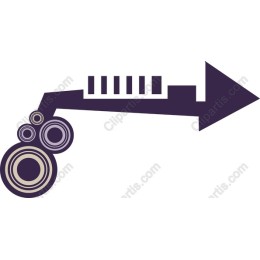 Dynamic Arrow with Circular Elements