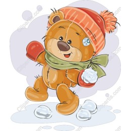 Joyful Winter Bear