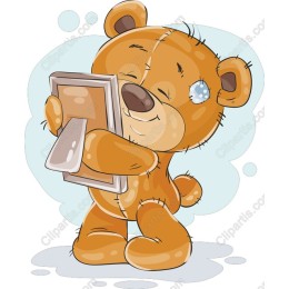 Cuddly Teddy Bear with Photo Frame