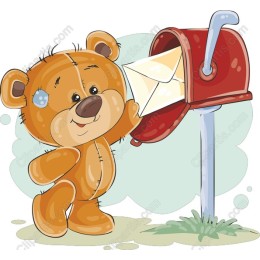 Teddy Bear Mail Delivery