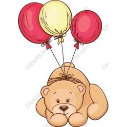 Teddy Bear and Balloons