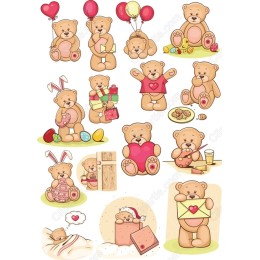 Cute Teddy Bear Bundle