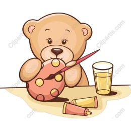 Adorable Bear Painting