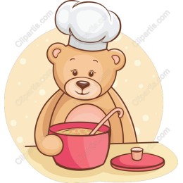 Adorable Chef Bear