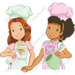 Cheerful Young Chefs