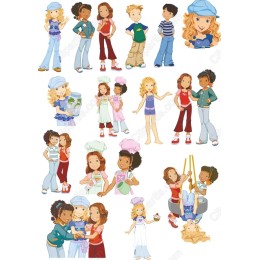 Vibrant Character Clipart Bundle