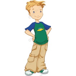 Playful Boy Character