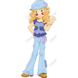 Trendy Young Girl