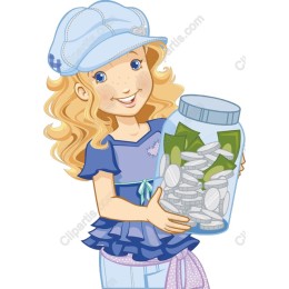 Charming Savings Girl