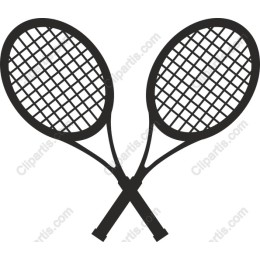 Crossed Tennis Rackets
