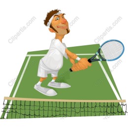 Dynamic Tennis Player