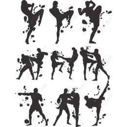 Martial Arts Set - Dynamics and Splashes