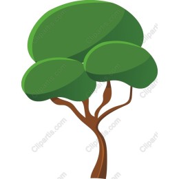 Stylized Green Tree