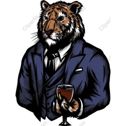Suave Tiger Elegance
