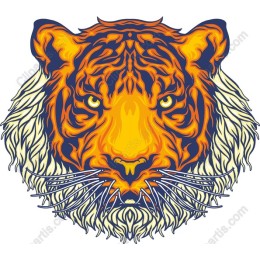 Fierce Tiger Head