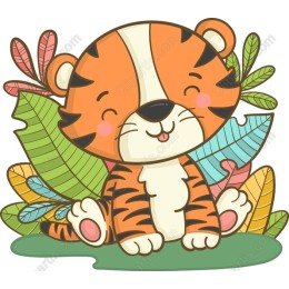 Cheerful Tiger - Playful