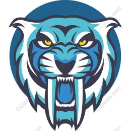 Fierce Blue Tiger