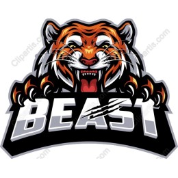 Fierce Tiger Logo Emblem