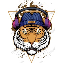 Swag Tiger - Headphones & Beanie