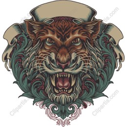 Fierce Tiger Head