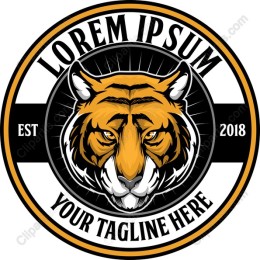 Tiger Majesty - Customizable Logo