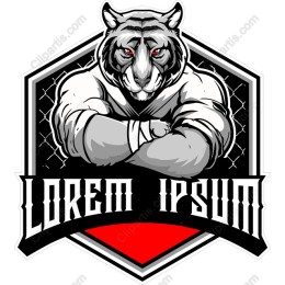 Fierce Muscular Tiger