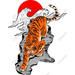Tiger in Motion