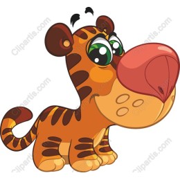Cute Cartoon Tiger
