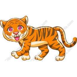 Cute Cartoon Tiger