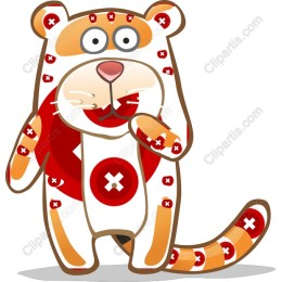 Adorable Cartoon Tiger