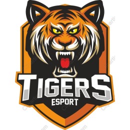 Tigers Esport Logo Graphic