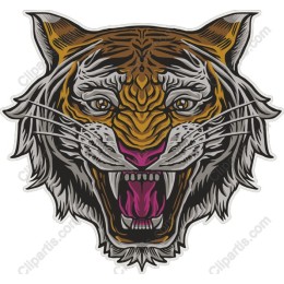 Fierce Tiger Head