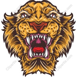 Fierce Lion Head