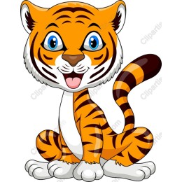 Cute Cartoon Tiger