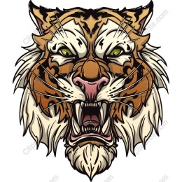 Fierce Tiger Head