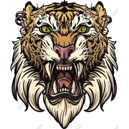 Fierce Tiger Head