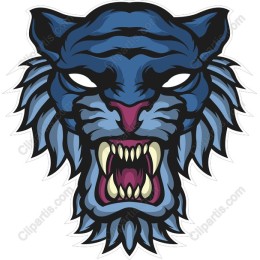 Fierce Blue Tiger